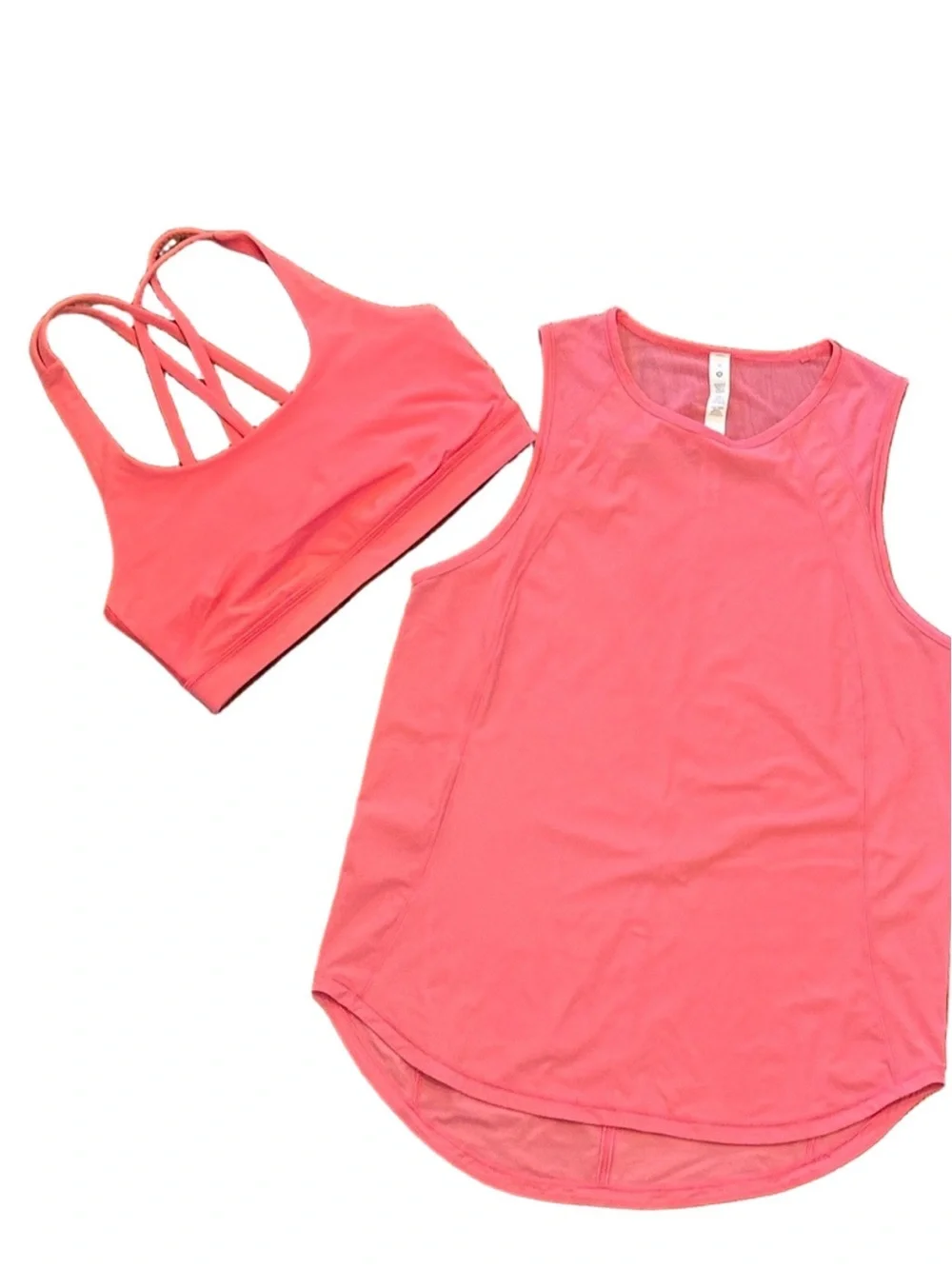 Lululemon Bundle - Sculpt Tank Top + Energy Bra, Sakura Pink | Size 6